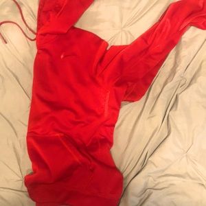 Mens L Nike Red hoodie